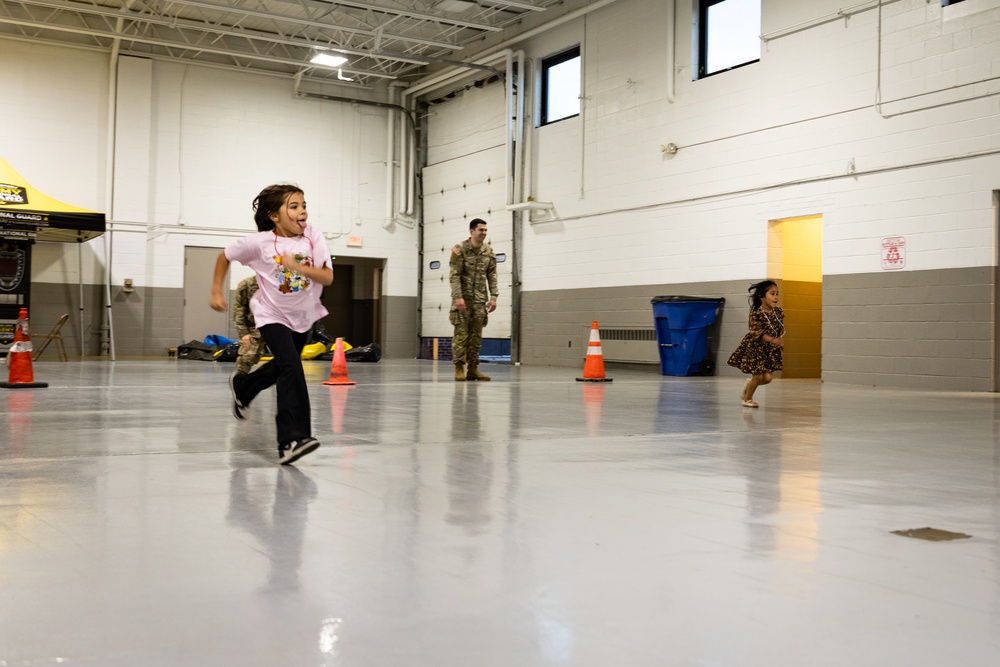 New Jersey National Guard Recruiters Teach Cub Scouts How to Fold The American Flag