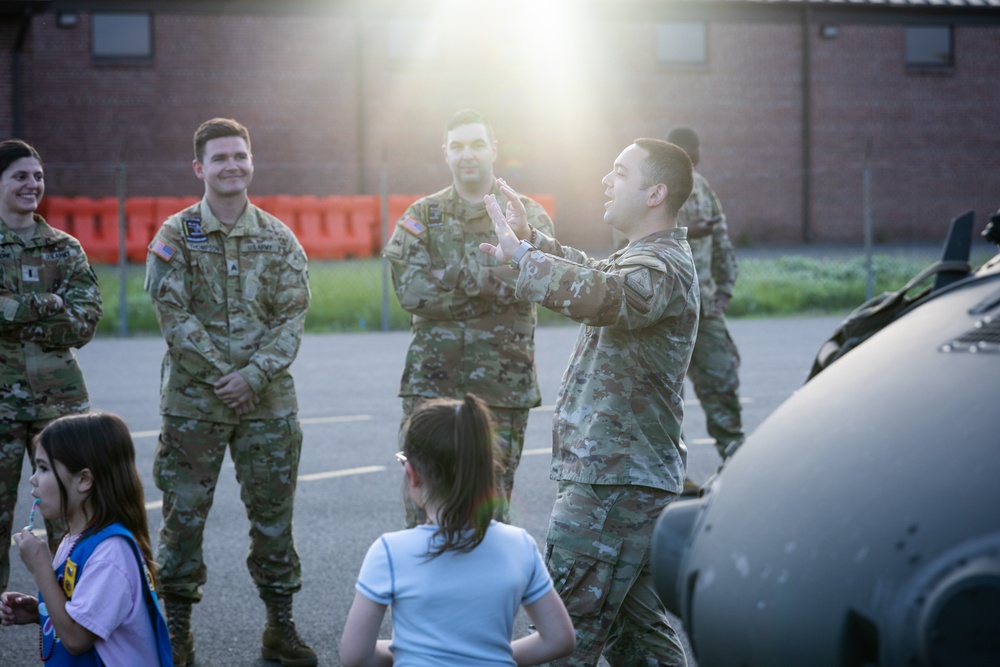 New Jersey National Guard Recruiters Teach Cub Scouts How to Fold The American Flag
