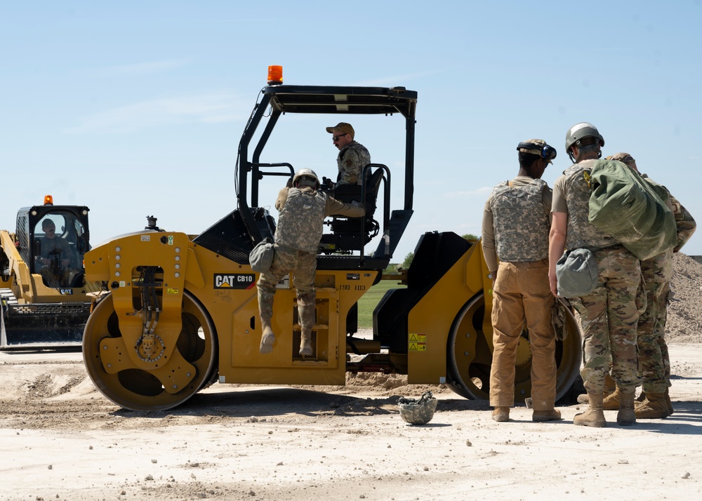 Skyway Chariot: Airmen repair a flight line