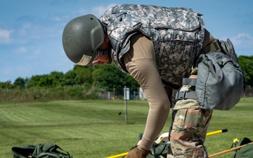 Skyway Chariot: Airmen repair a flight line