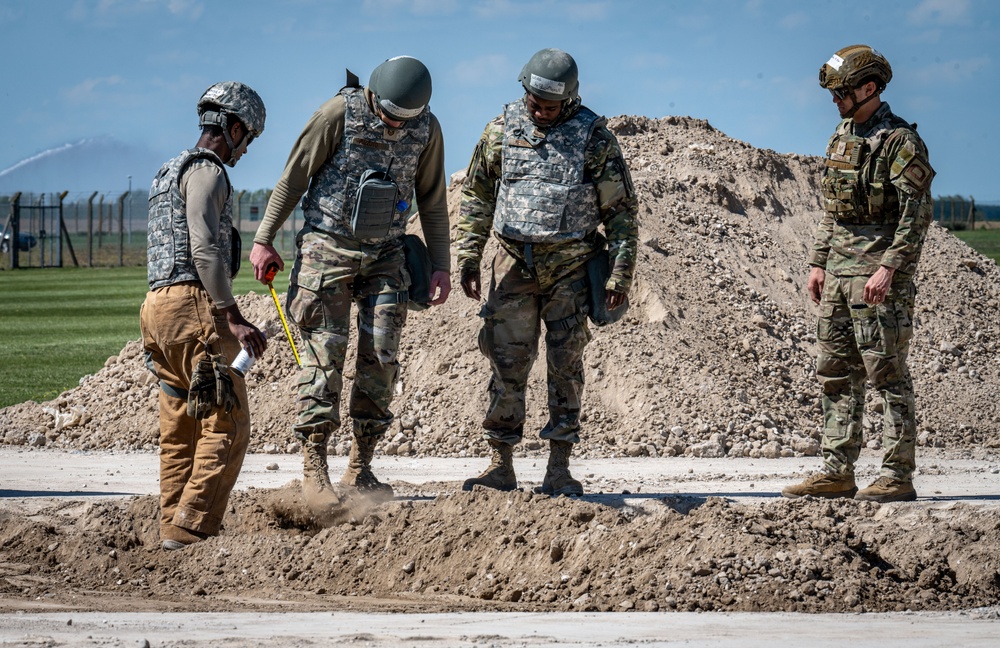 Skyway Chariot: Airmen repair a flight line