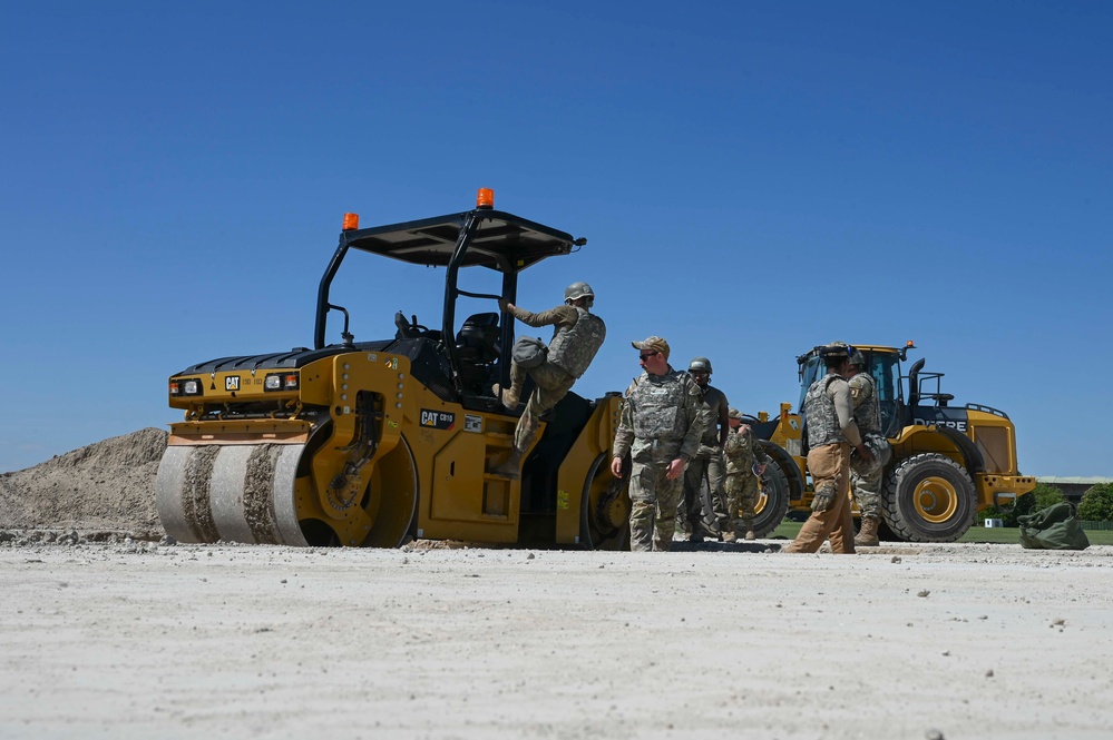 Skyway Chariot: Airmen repair a flight line