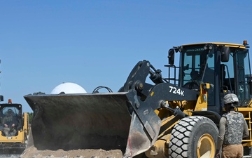 Skyway Chariot: Airmen repair a flight line