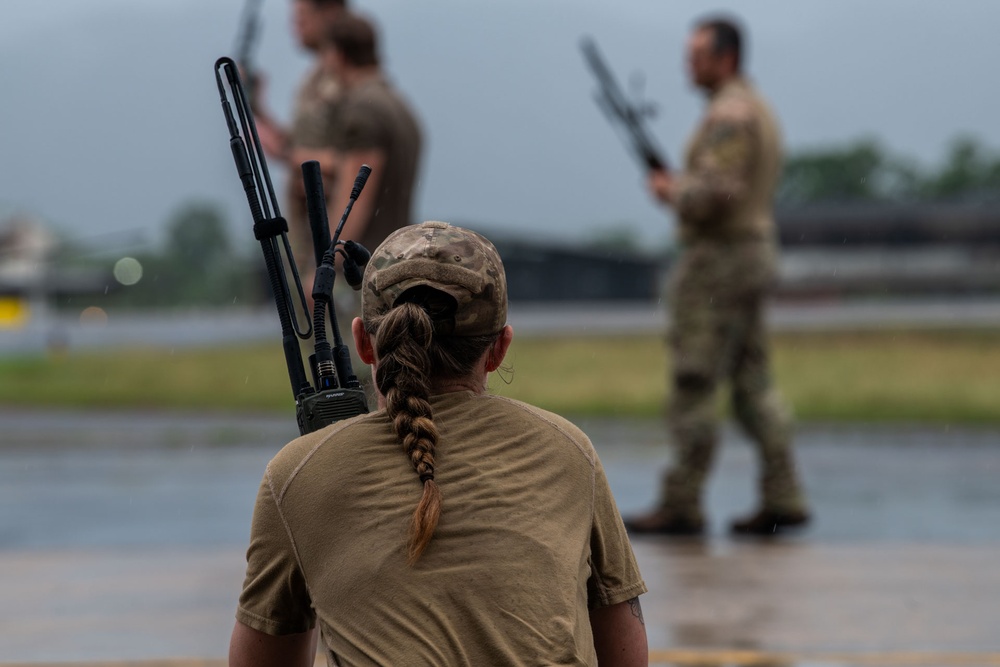 137th SOW Airmen perform communications training during TRADEWINDS 25