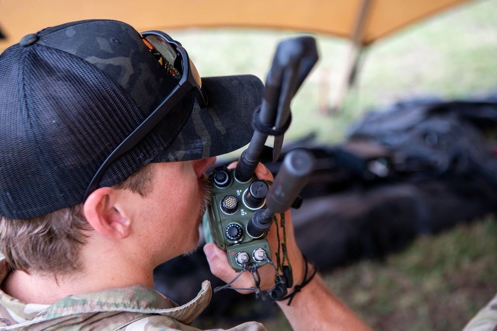 137th SOW Airmen perform communications training during TRADEWINDS 25
