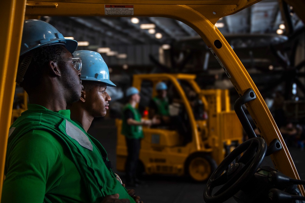 Nimitz Conducts a Replenishment-at-Sea