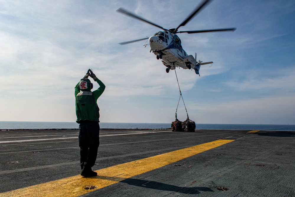 Nimitz Conducts a Replenishment-at-Sea
