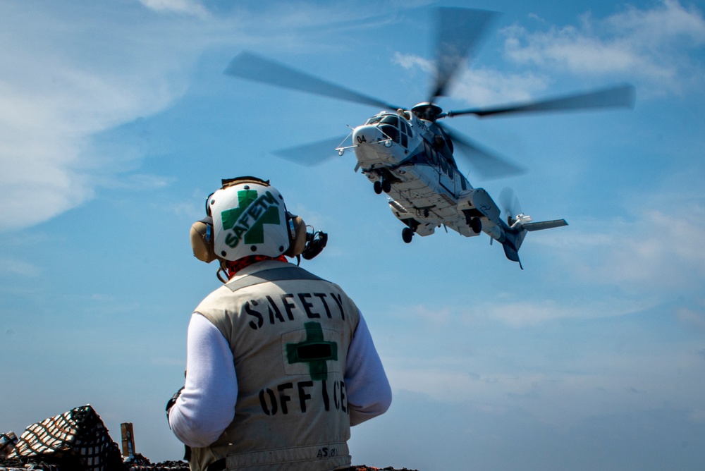 Nimitz Conducts a Replenishment-at-Sea