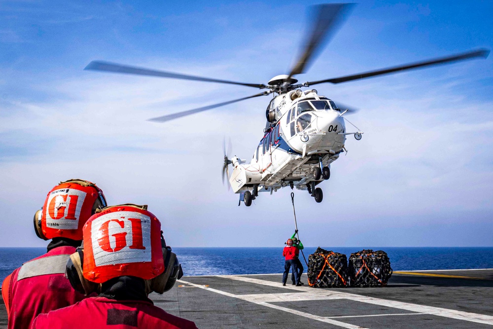 Nimitz Conducts a Replenishment-at-Sea