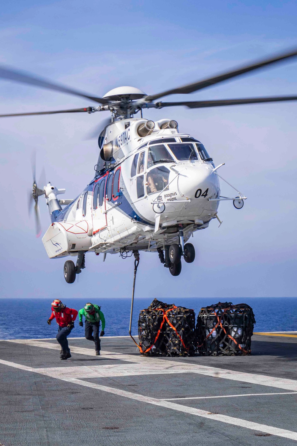 Nimitz Conducts a Replenishment-at-Sea