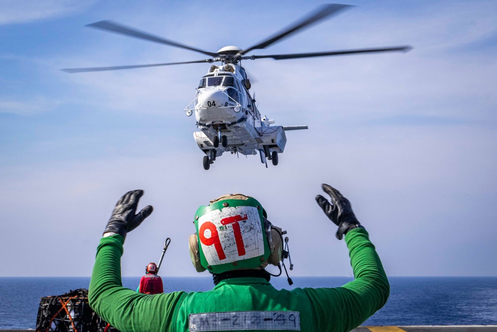 Nimitz Conducts a Replenishment-at-Sea
