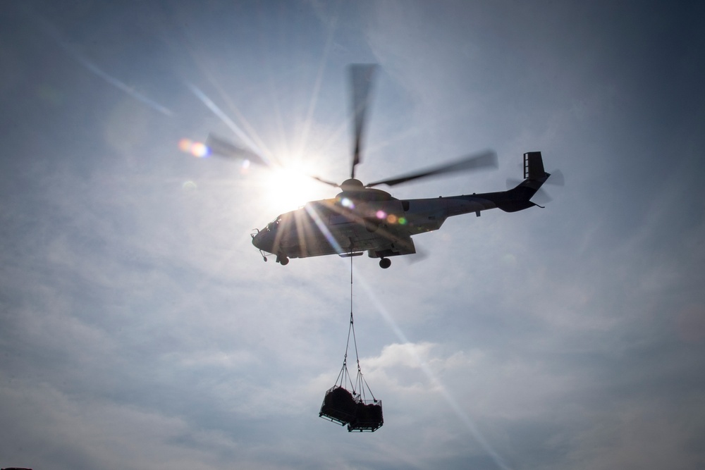 Nimitz Conducts a Replenishment-at-Sea