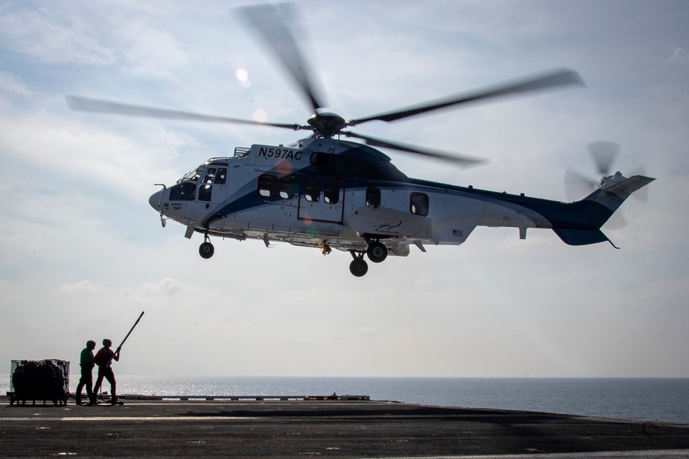 Nimitz Conducts a Replenishment-at-Sea