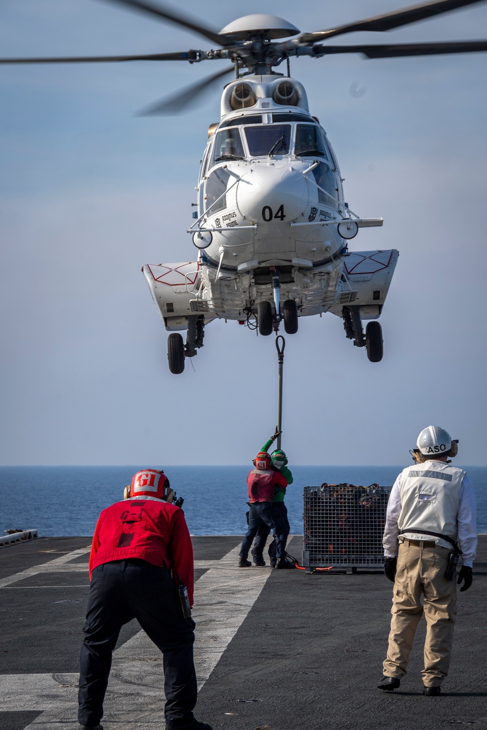 Nimitz Conducts a Replenishment-at-Sea