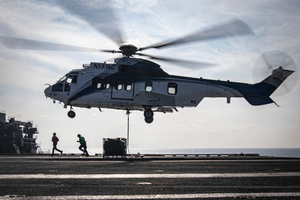 Nimitz Conducts a Vertical Replenishment