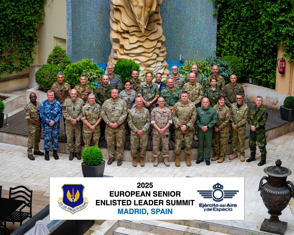 Senior Enlisted Leaders gather in Madrid for ESELS 25