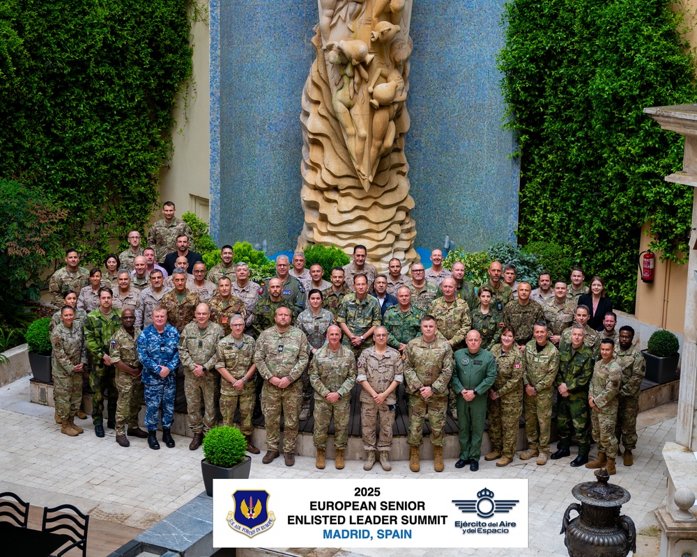 Senior Enlisted Leaders gather in Madrid for ESELS 25