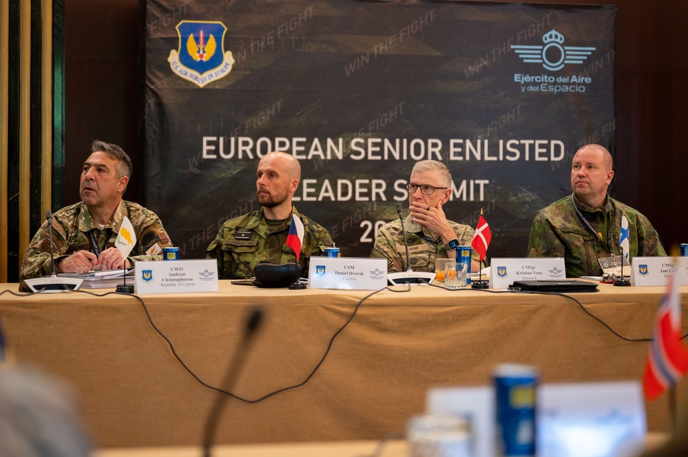 Senior Enlisted Leaders gather in Madrid for ESELS 25