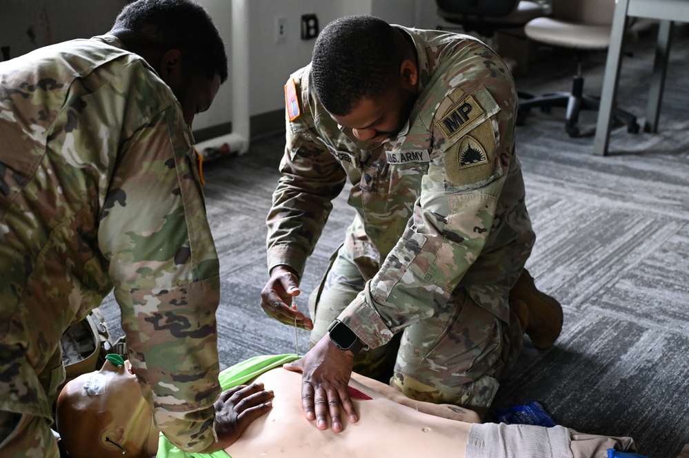 D.C. Army National Guard Medical Detachment provides Combat Lifesaver (CLS) course
