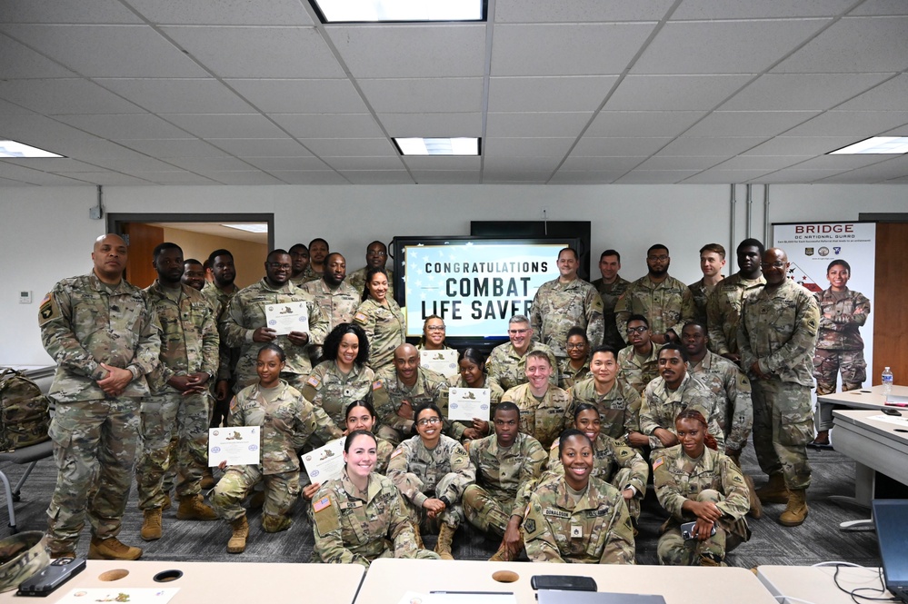 D.C. Army National Guard Medical Detachment provides Combat Lifesaver (CLS) course