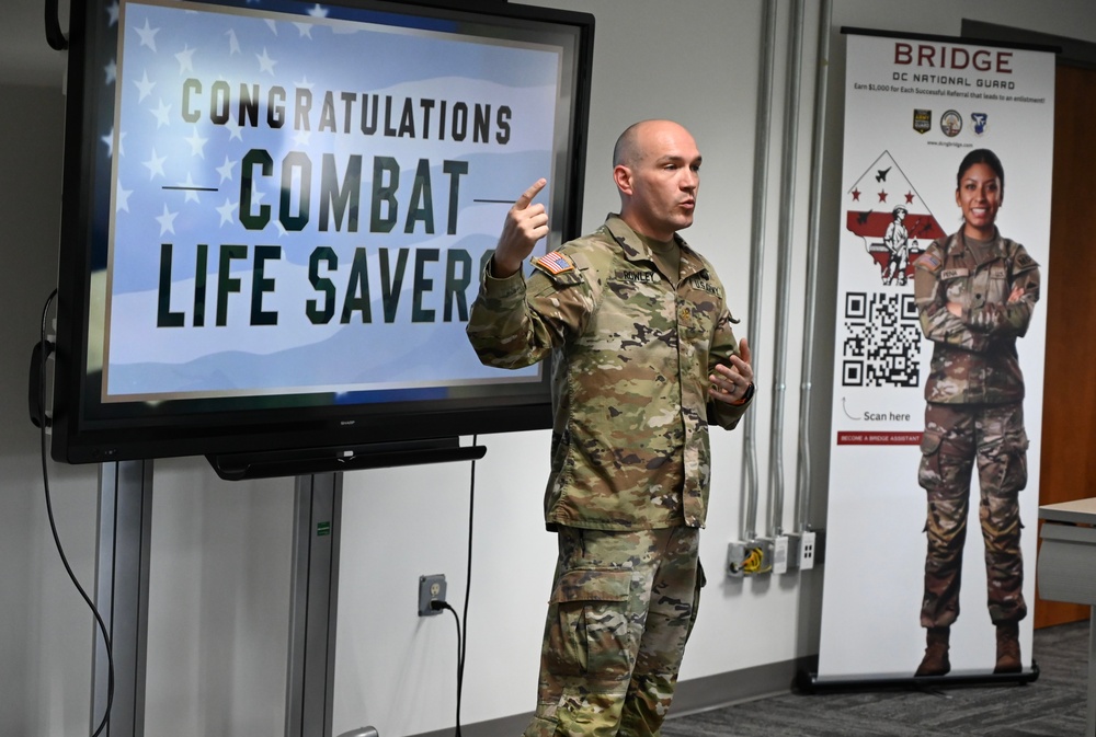 D.C. Army National Guard Medical Detachment provides Combat Lifesaver (CLS) course