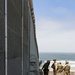U.S. Marines reinforce southern section of the southern border barrier