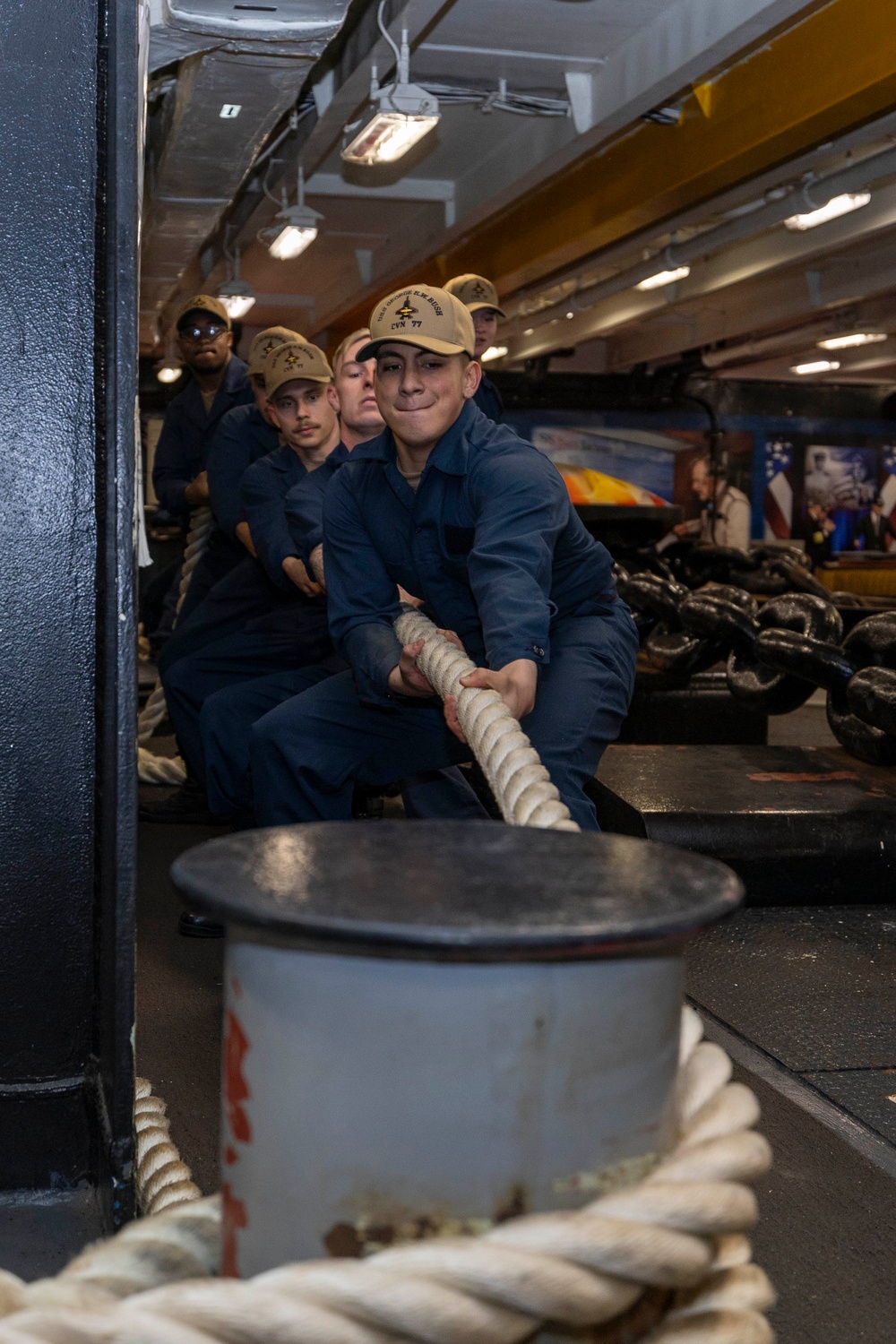 Daily Operations Aboard USS George H.W. Bush (CVN 77)