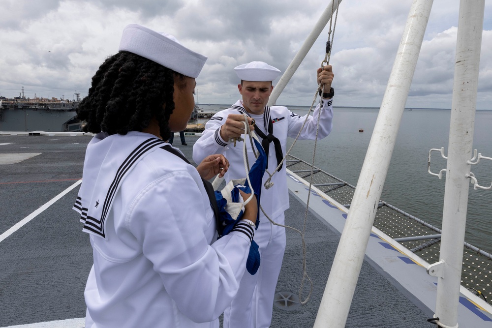 Daily Operations Aboard USS George H.W. Bush (CVN 77)