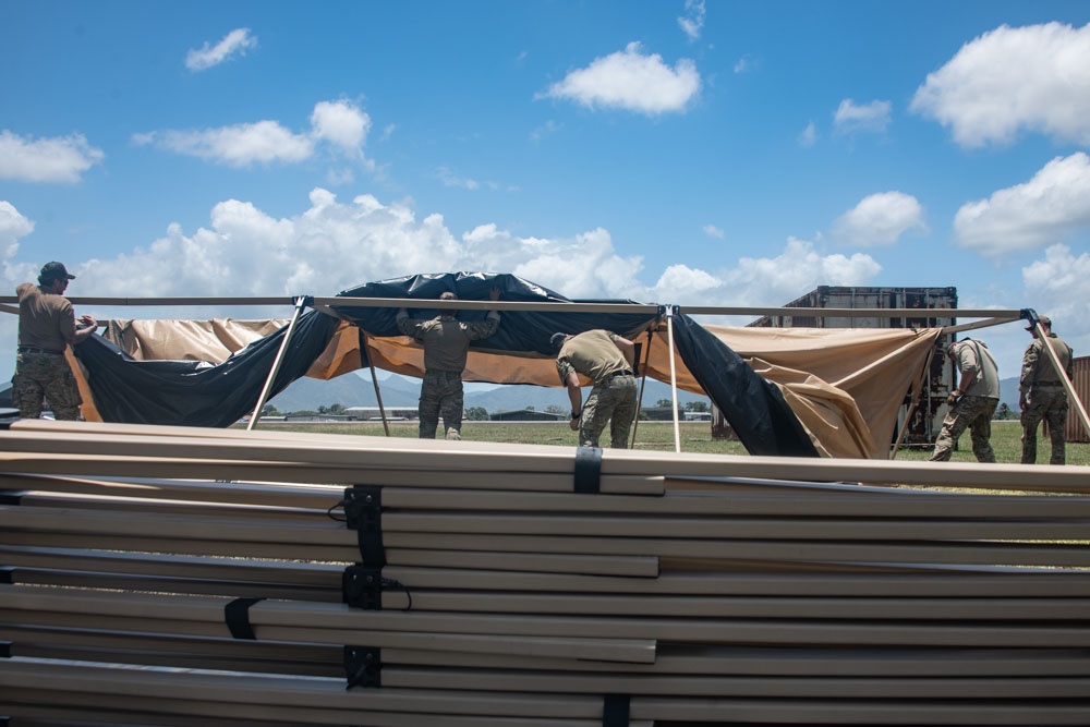 137th SOW Airmen build mobile forward operating sites during TW25