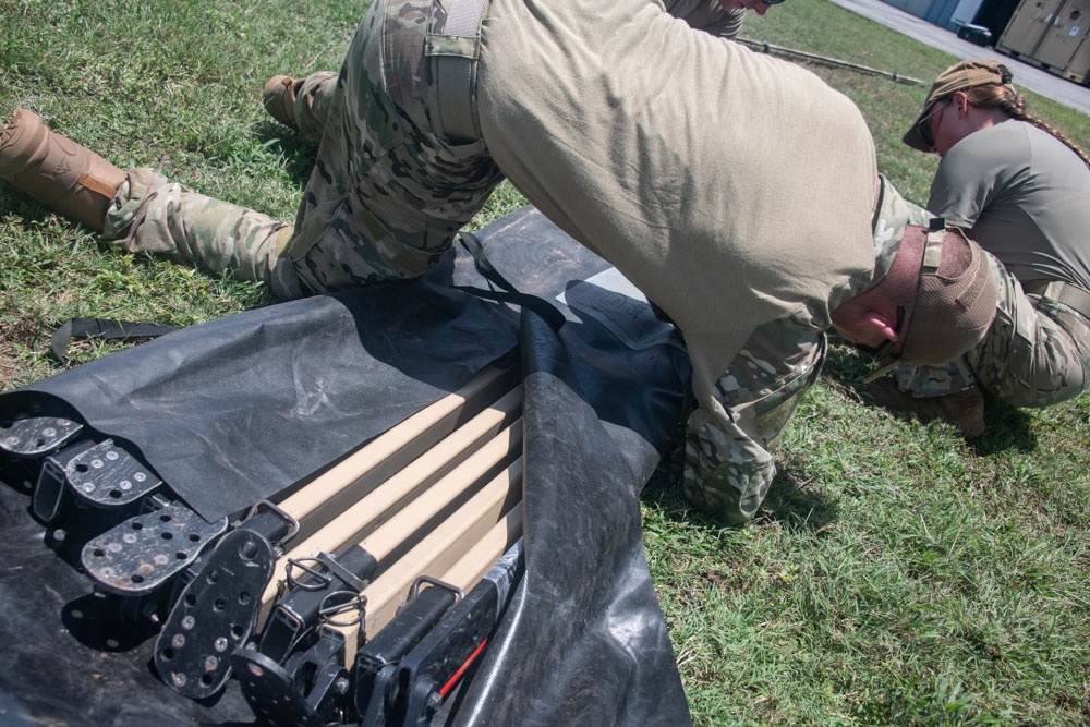 137th SOW Airmen build mobile forward operating sites during TW25