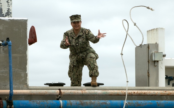 Amphibious Construction Battalion 1 (ACB-1) Conducts Underway Training