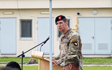 1-320th Field Artillery Change of Command Ceremony at MKAB