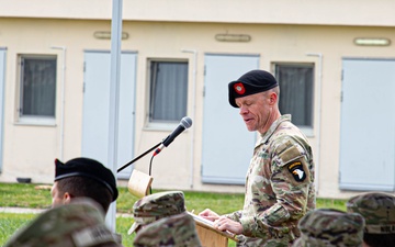 1-320th Field Artillery Change of Command Ceremony at MKAB