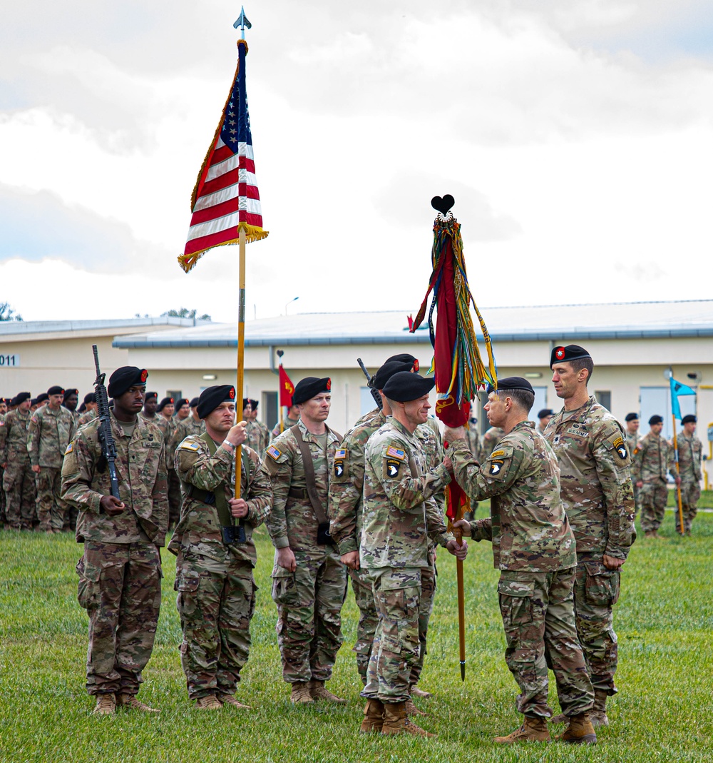 1-320th Field Artillery Change of Command Ceremony at MKAB