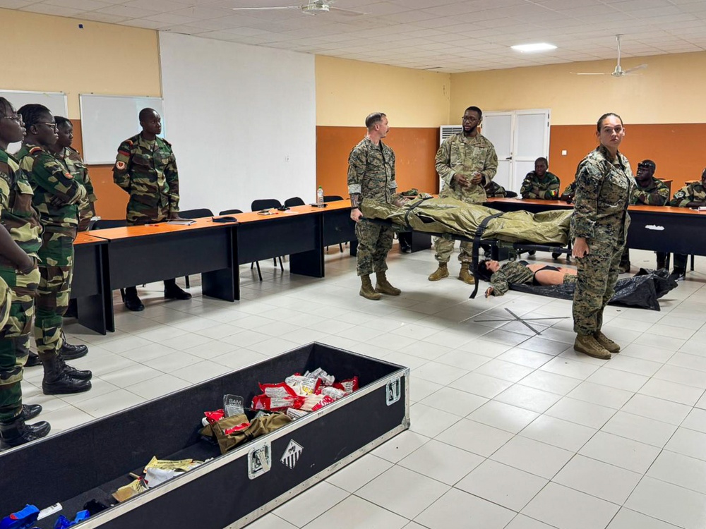 US Army medical team enhances multinational readiness with trauma training in Senegal