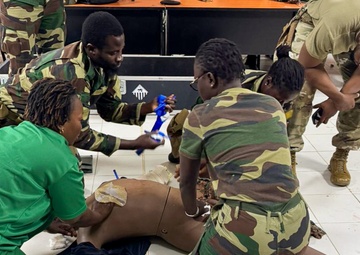 US Army medical team enhances multinational readiness with trauma training in Senegal