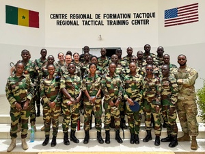 Senegalese Air Force Chief of Staff at AACS 2023