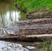 Hurricane Helene debris removal in the Cullasaja river
