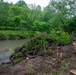 Hurricane Helene debris removal in the Cullasaja river