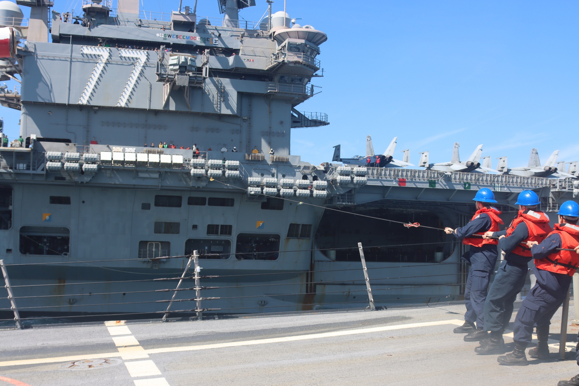 DVIDS - Images - USS Gonzalez (DDG 66) Replenishment-at-Sea