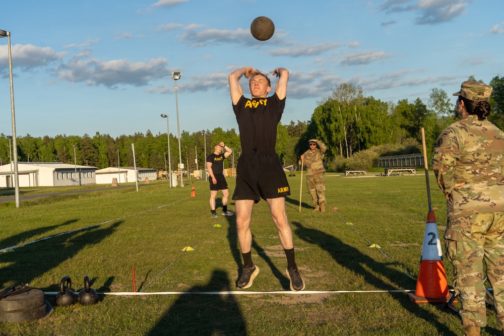 V Corps BSC 2025 Army Combat Fitness Test