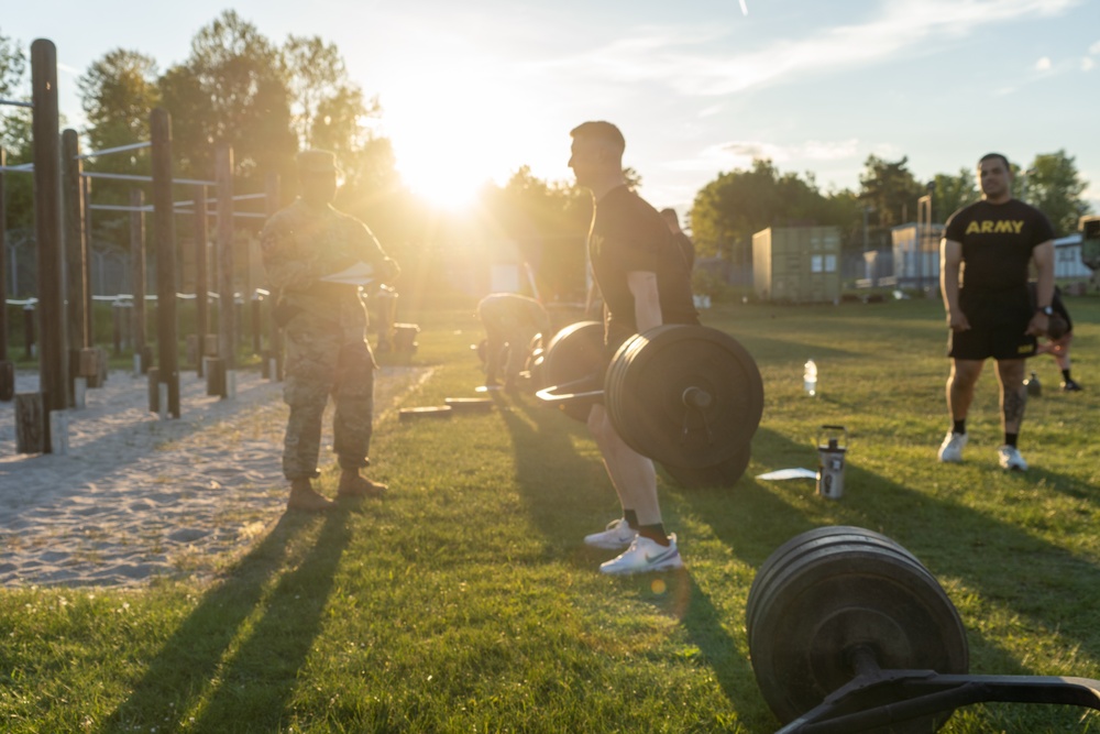 V Corps BSC 2025 Army Combat Fitness Test