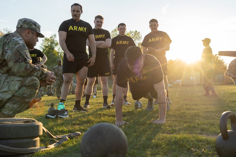 V Corps BSC 2025 Army Combat Fitness Test