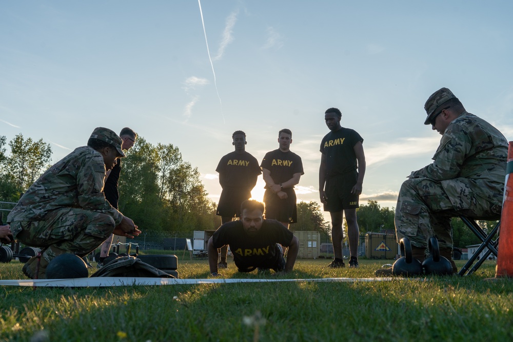 V Corps BSC 2025 Army Combat Fitness Test