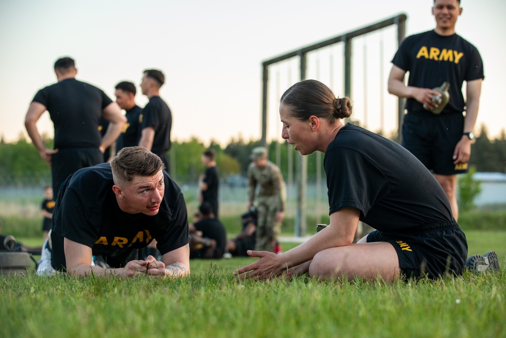 V Corps Best Squad Competition ACFT