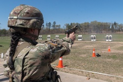 Sgt. Hallie Koches fires an M17 pistol [Image 4 of 8]