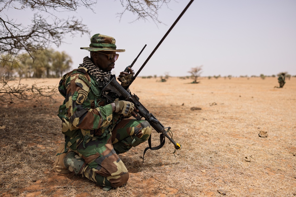 Senegal patrols train for combat readiness at AL25
