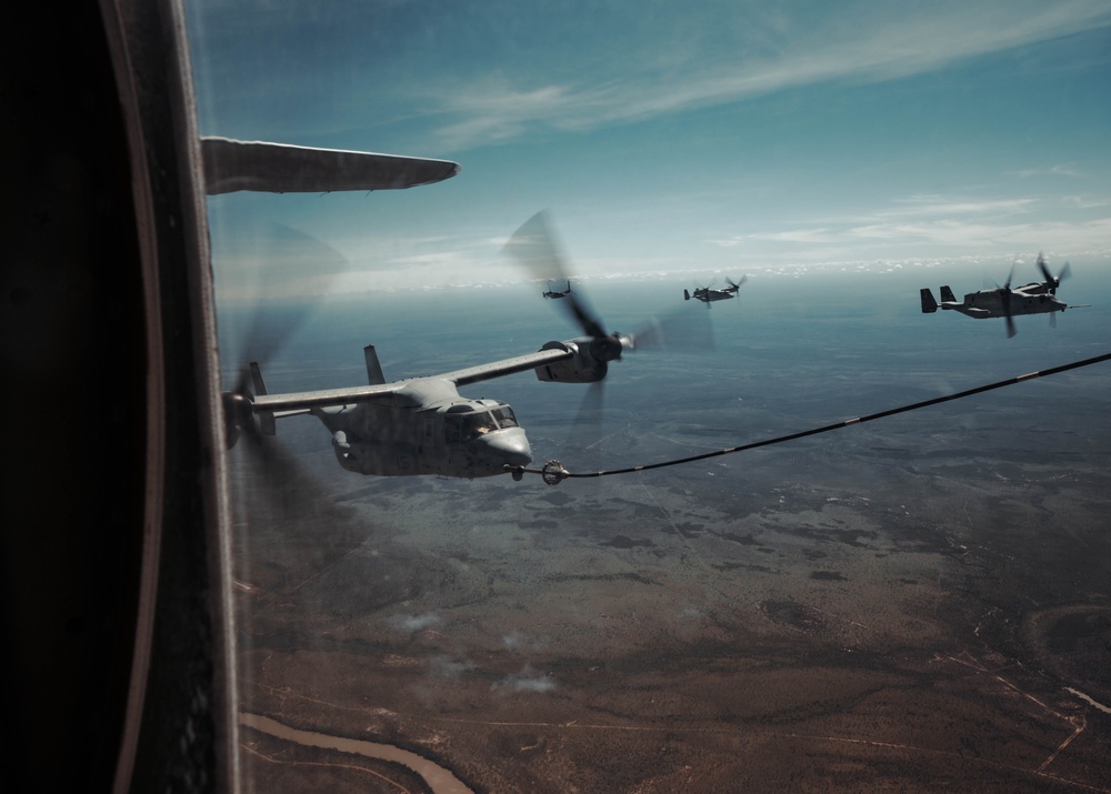 MRF-D 25.3: VMM-363 conducts aerial refuels