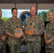 Camp Blaz senior leadership awards plaques to JRM and JTFM admirals