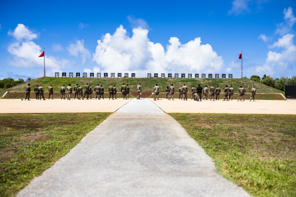 Camp Blaz, 3rd MLG Marines Participate in M-18 Range